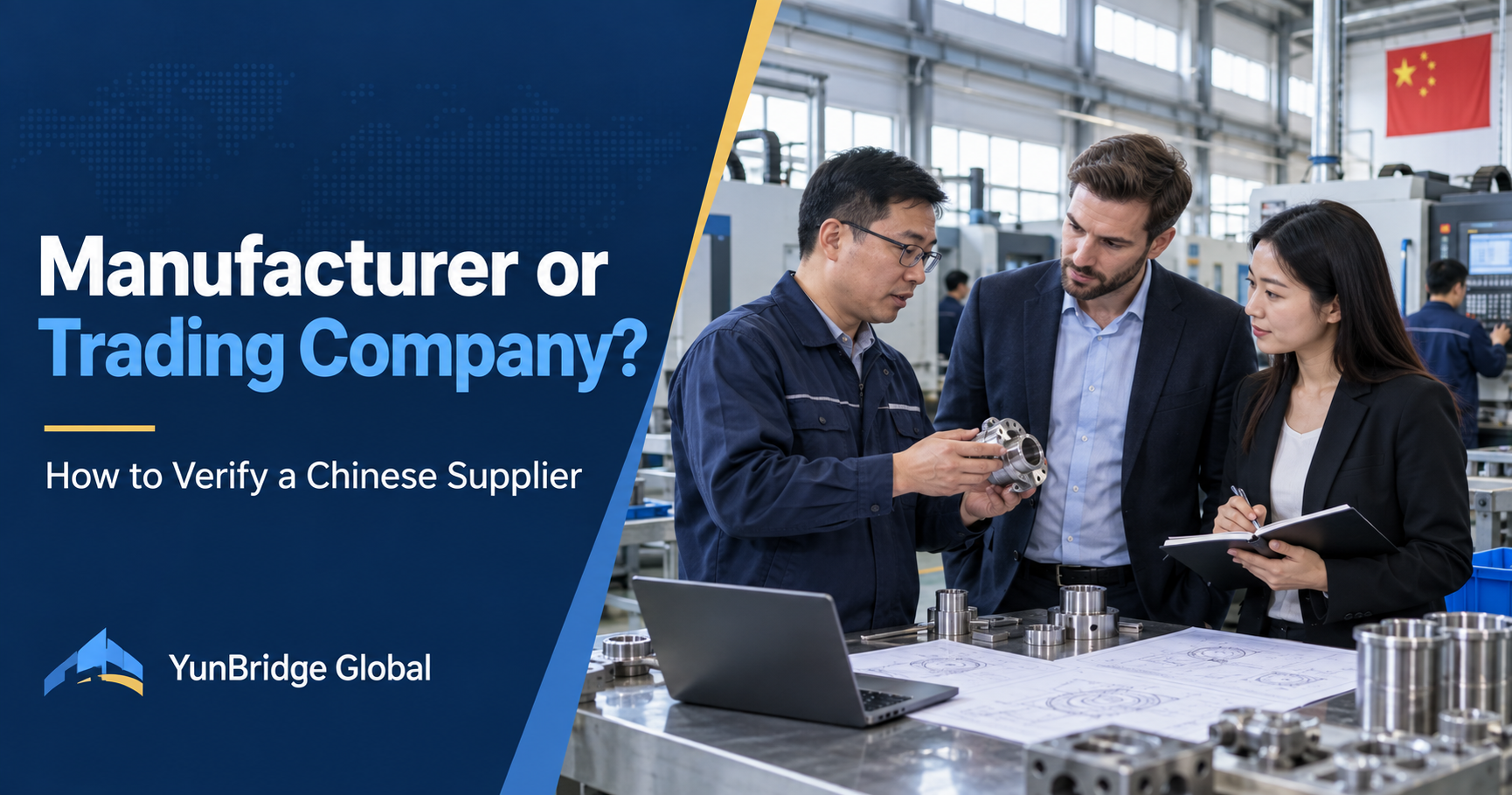 How to identify whether a Chinese supplier is a manufacturer or trading company